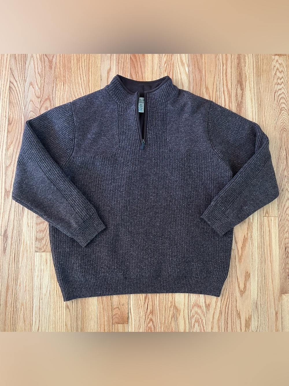 L.L. Bean Men's Quarter Zip Sweater